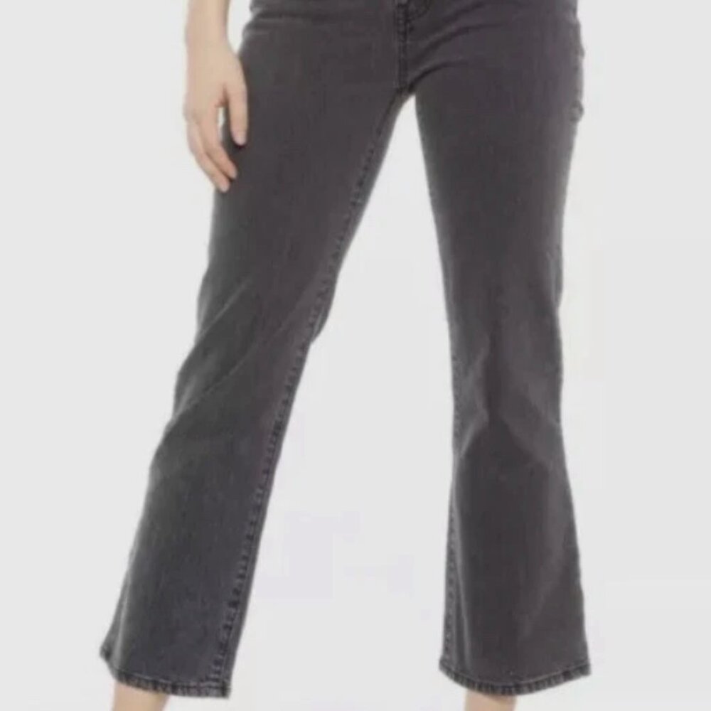 NWT - Lucky Brand - Ava Mid Rise Crop Mini Boot - Size 28